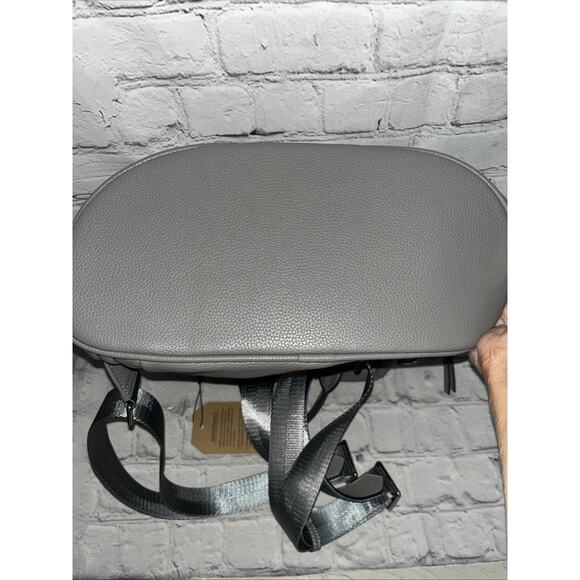 S-Zone Anti-Theft Leather Gray Backpack/Shoulder Bag NWT Retails $79 - Picture 10 of 12